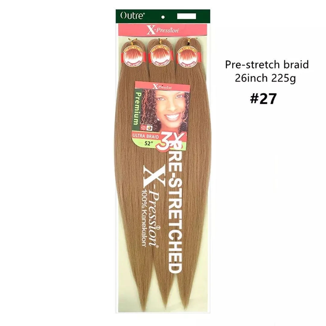 Mèches X-Pression pré-étirées 26″ – Kanekalon (pour box braids & twists) , , x-pression, , , , 1B, T1B 30/27, 30, 27