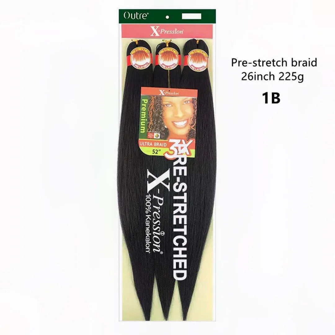 Mèches X-Pression pré-étirées 26″ – Kanekalon (pour box braids & twists) , , x-pression, , , , 1B, T1B 30/27, 30, 27