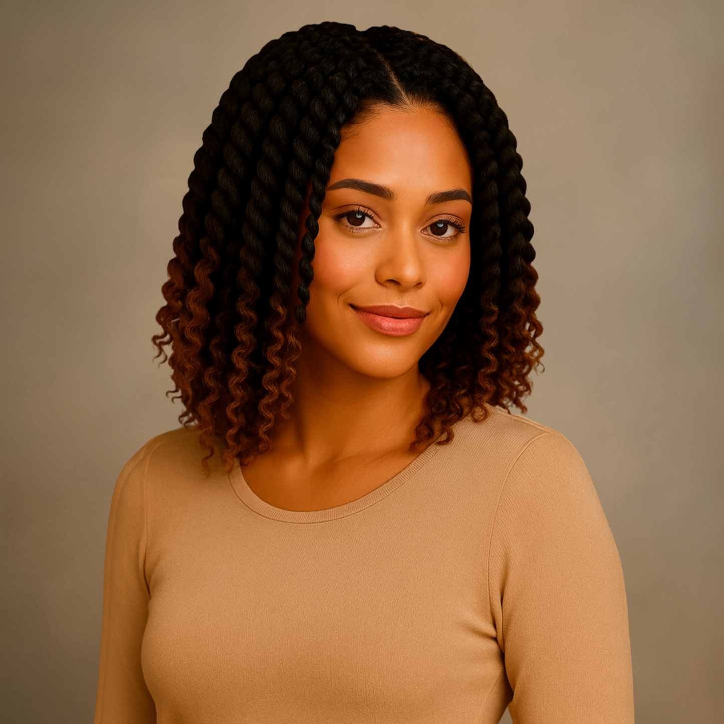 Mèches crochet Yaki Twist 8–12’’ pré-bouclées – 1B / T1B-30 (8 paquets)