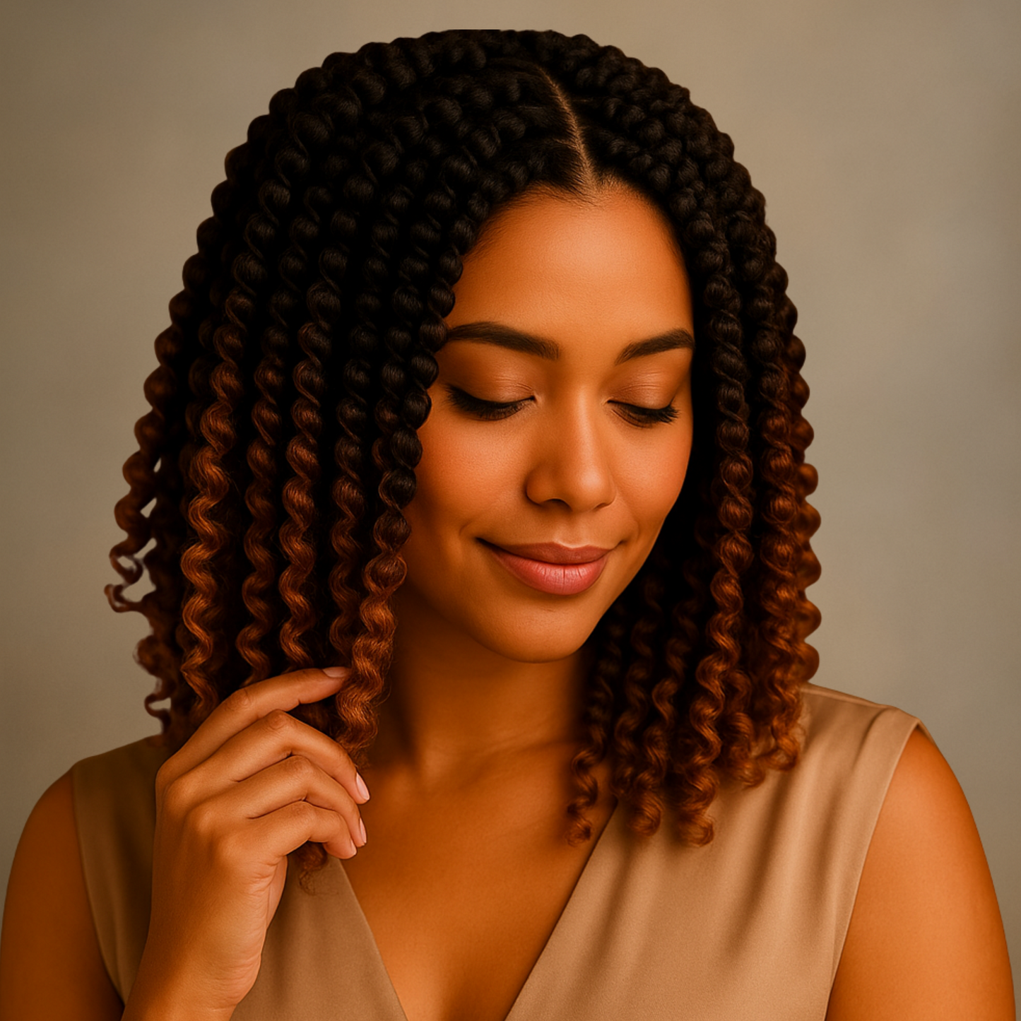 Mèches crochet Yaki Twist 8–12’’ pré-bouclées – 1B / T1B-30 (8 paquets)