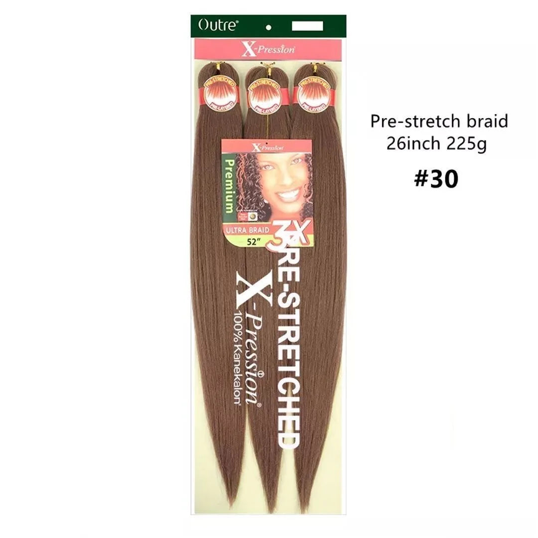 Mèches X-Pression pré-étirées 26″ – Kanekalon (pour box braids & twists) , , x-pression, , , , 1B, T1B 30/27, 30, 27