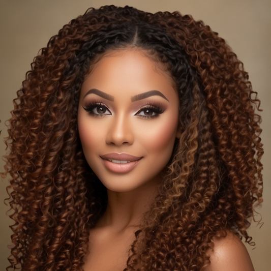 Mèches crochet Yaki Twist 8–12’’ pré-bouclées – 1B / T1B-30 (8 paquets)