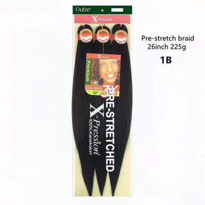Mèches X-Pression pré-étirées 26″ – Kanekalon (pour box braids & twists)   , , x-pression, , , , 1B, T1B 30/27, 30, 27