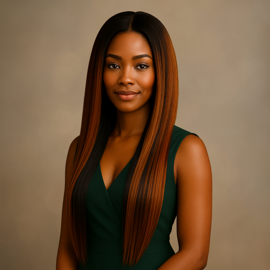 Mèches lisses pré-étirées (yaki) – Crochet/Braids – 28” – Fibre synthétique      