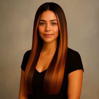 Mèches lisses pré-étirées (yaki) – Crochet/Braids – 28” – Fibre synthétique      
