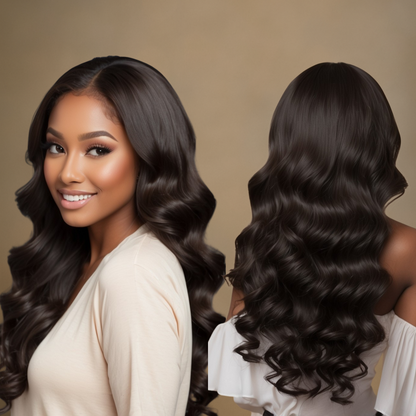 Body Wave 13x4 HD Lace Wig – Natural Look (180 % Density)