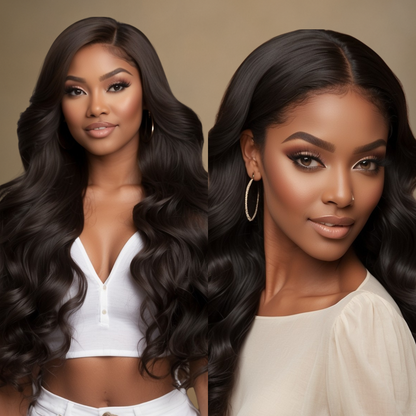 Body Wave 13x4 HD Lace Wig – Natural Look (180 % Density)