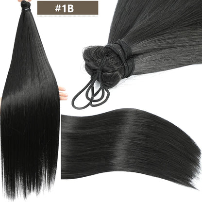 Mèches lisses pré-étirées (yaki) – Crochet/Braids – 28” – Fibre synthétique      
